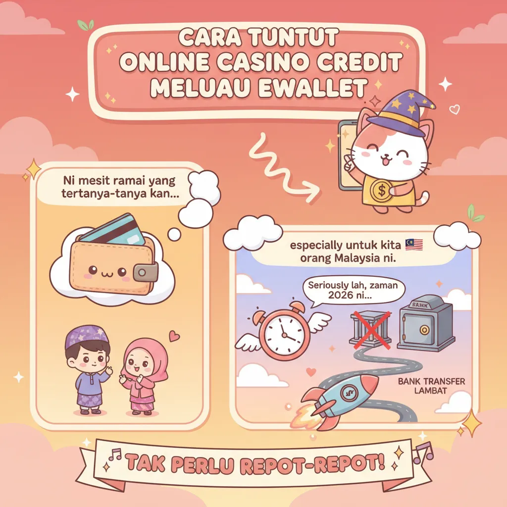 Cara Tuntut Online Casino Credit Melalui Ewallet