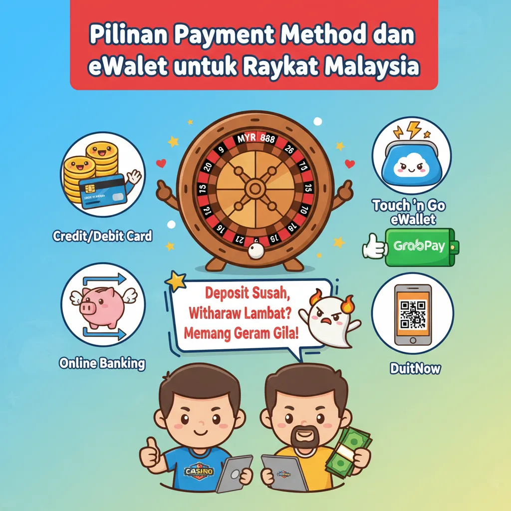 Pilihan Payment Method dan eWallet untuk Rakyat Malaysia