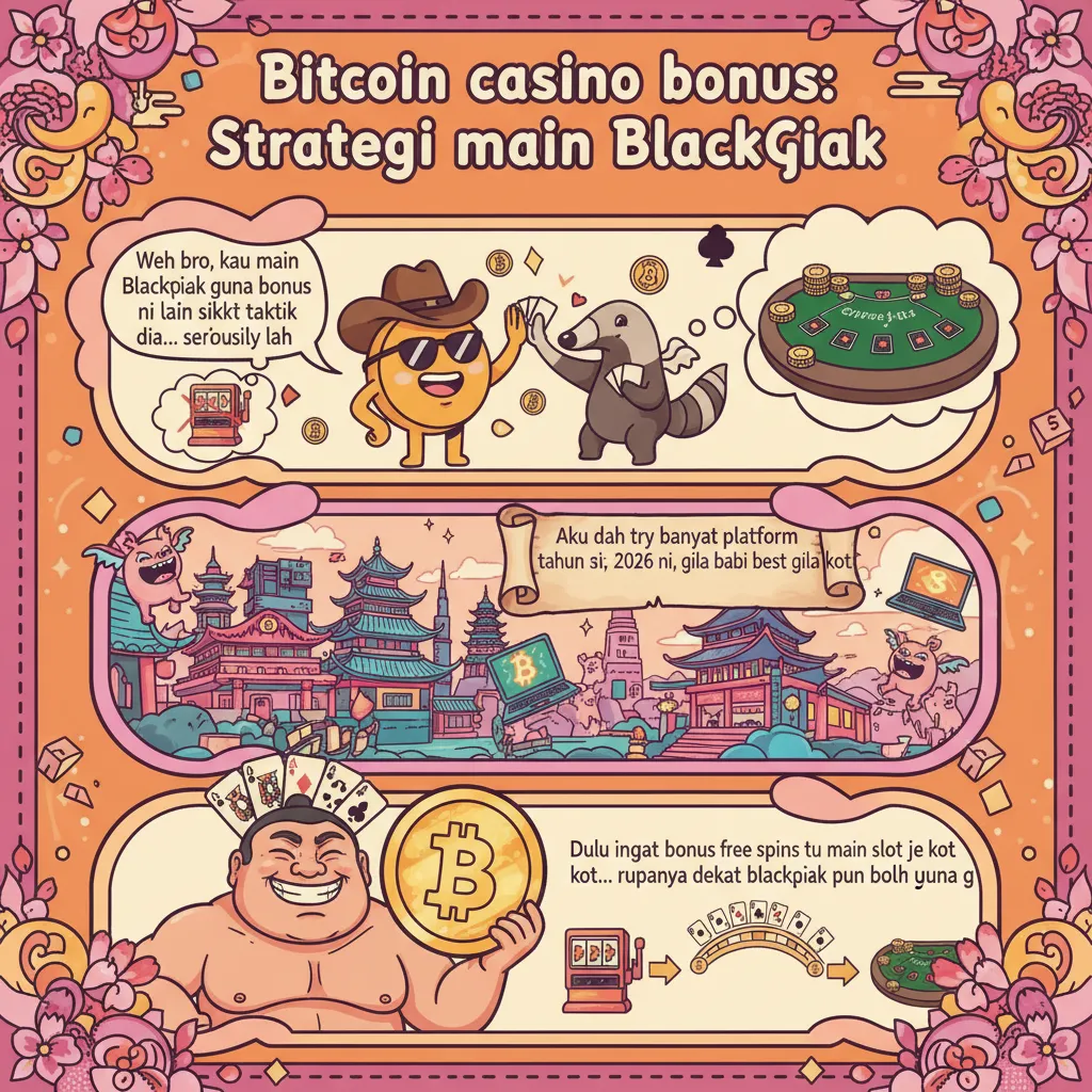 Bitcoin casino bonus: Strategi main Blackjack