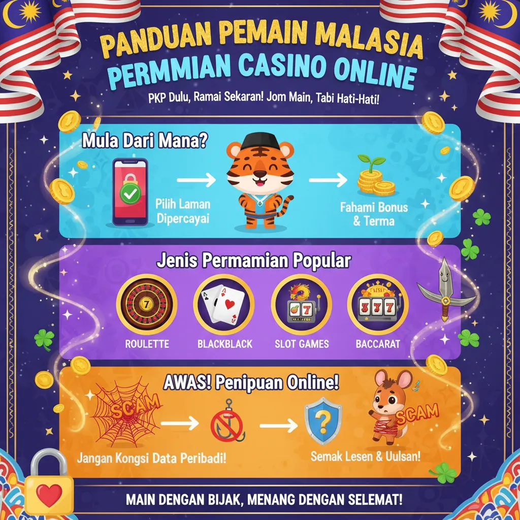 Panduan Pemain Malaysia dalam Permainan Casino